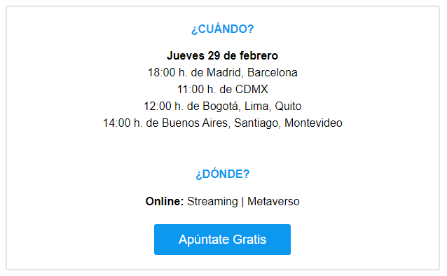 Fecha y Horas del IA Generative Day 2024