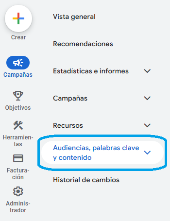 Añadir Palabras Clave Negativas a Campañas de Máximo Rendimiento (PMax)