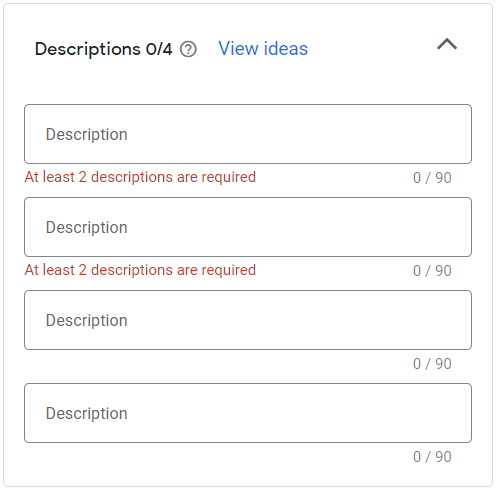 Crear Anuncio de Búsqueda Adaptable (RSA) desde la interfaz de Google Ads: Paso 6