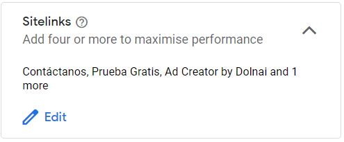 Crear Anuncio de Búsqueda Adaptable (RSA) desde la interfaz de Google Ads: Paso 8