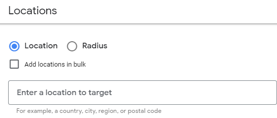 Locations to Target in PMax Campaigns